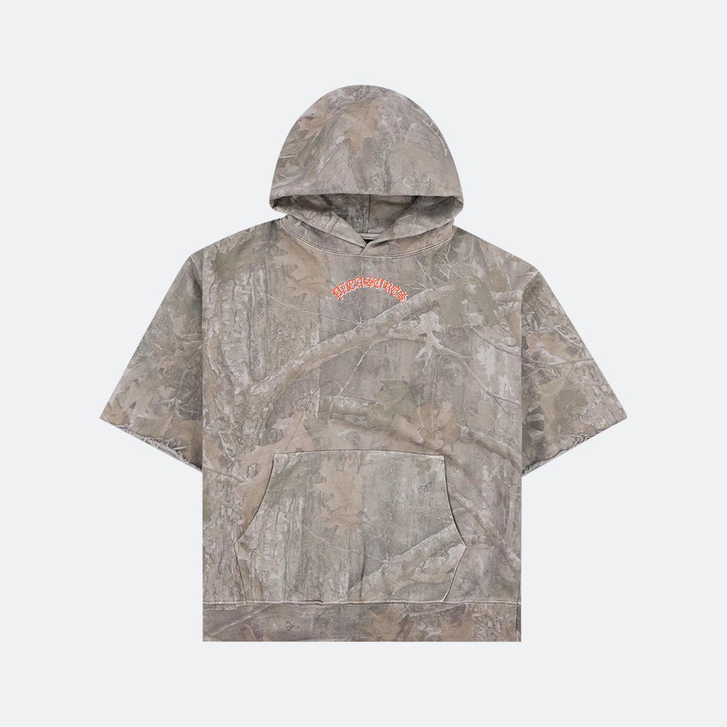 Pleasures Cut Off Hoodie
