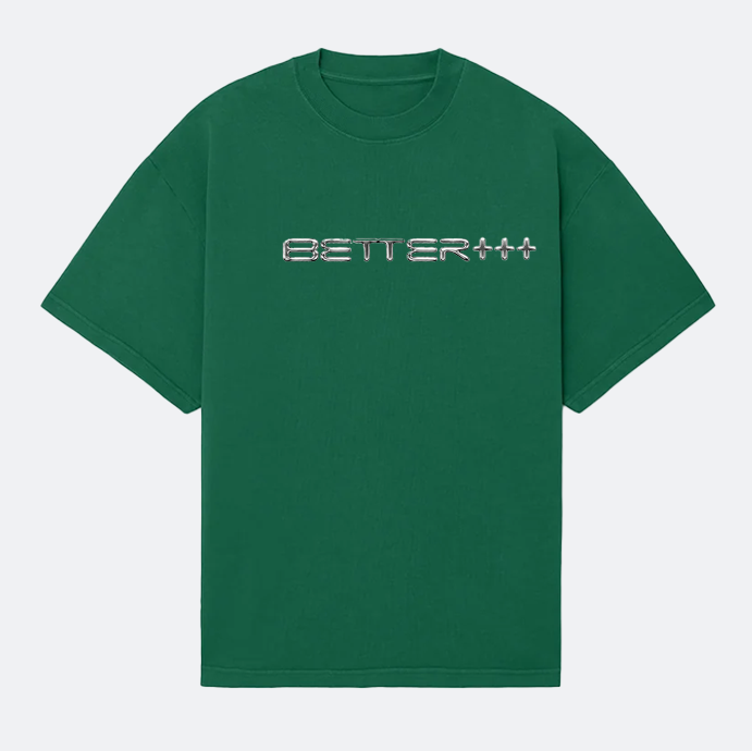 better+ "Chrome +++" tee