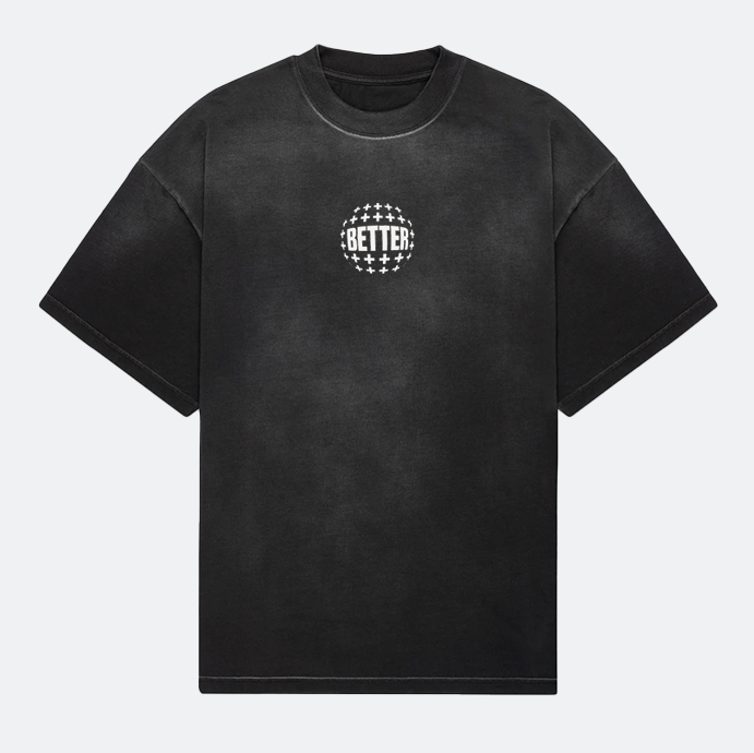 better+ "Positivity Sphere" tee