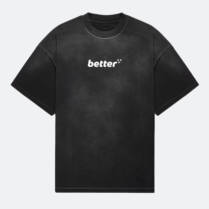 better+ "logo" tee