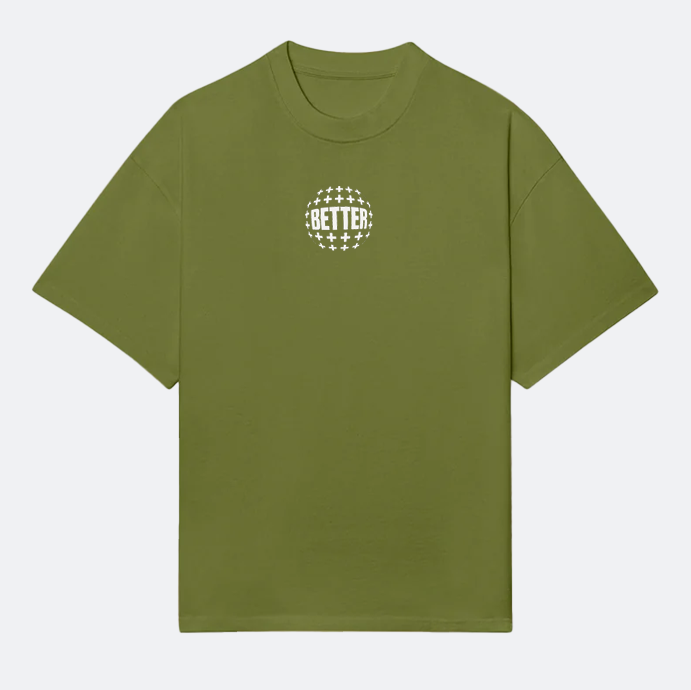 better+ "Positivity Sphere" tee