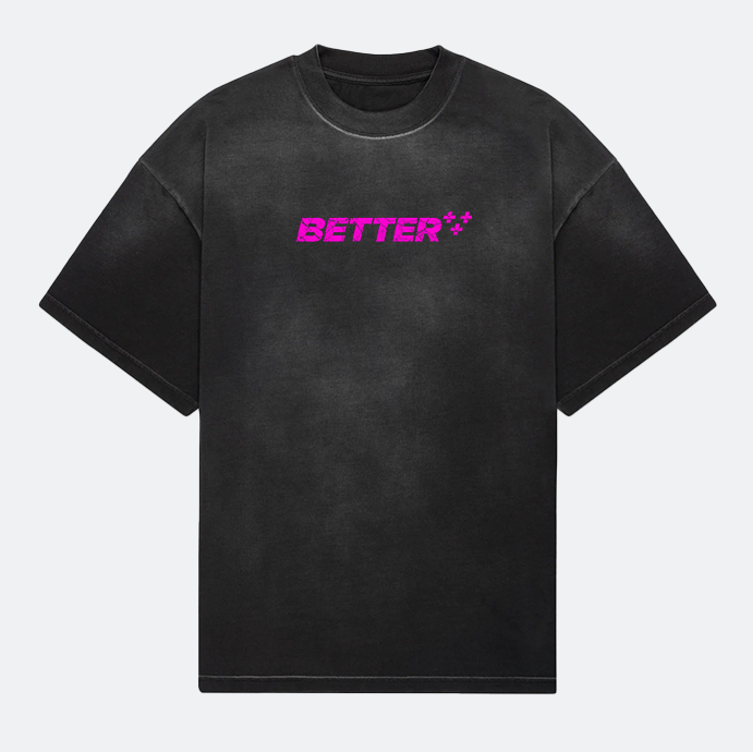 better+ "Pink Head" tee