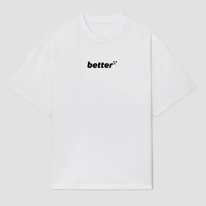 better+ "logo" tee